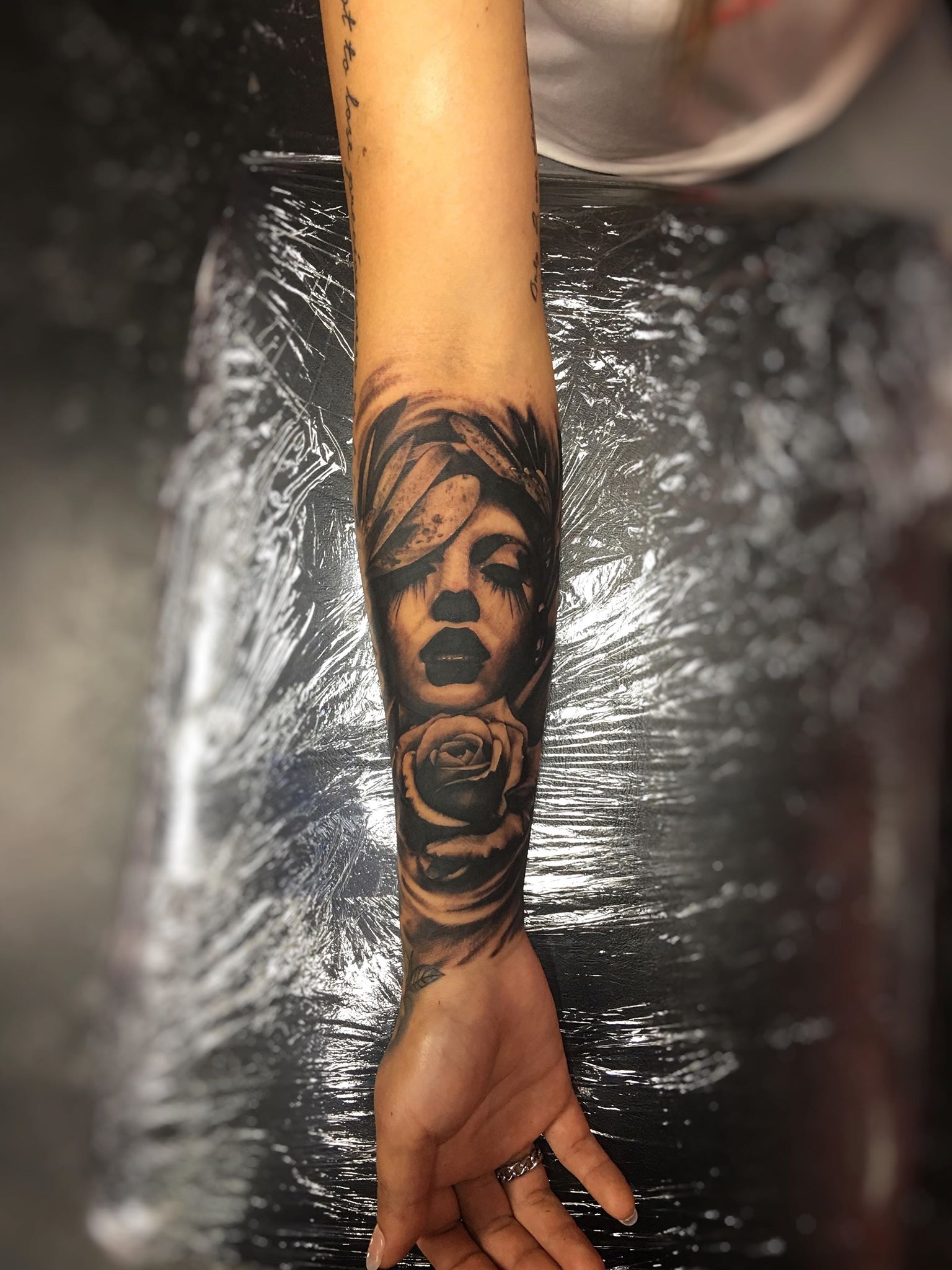 Black and grey realism tattoos by Balaclava Ink Tattoo Artists in Brisbane